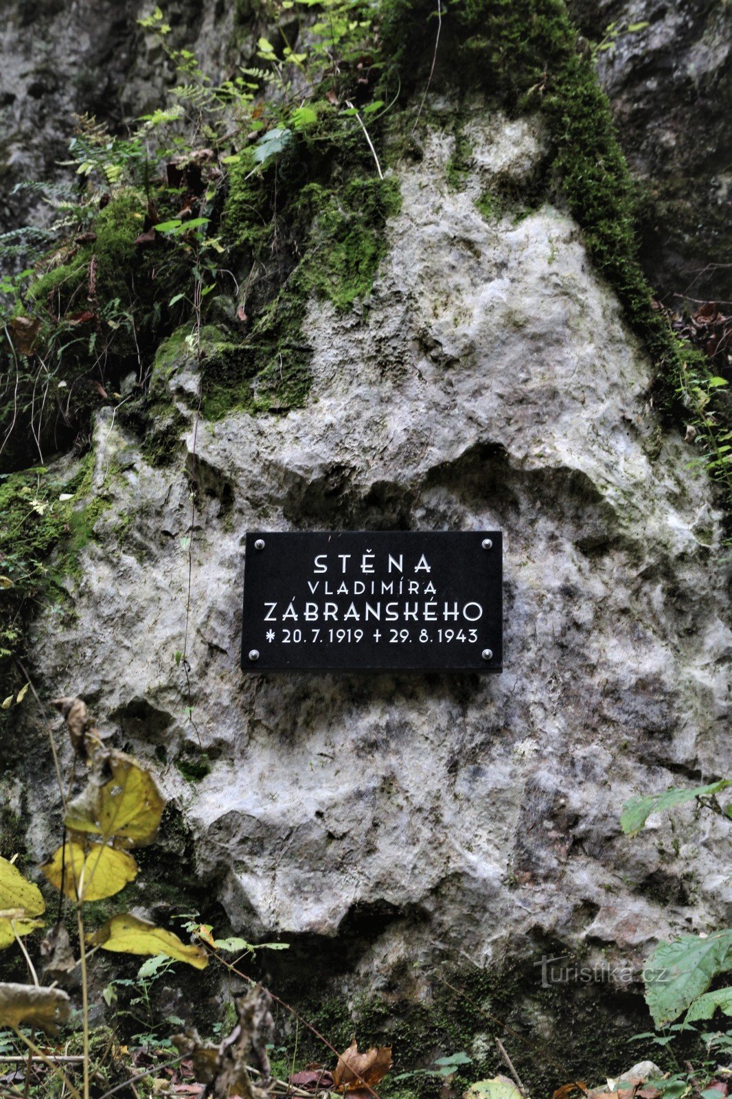 Placa memorial para Vladimír Zábranský