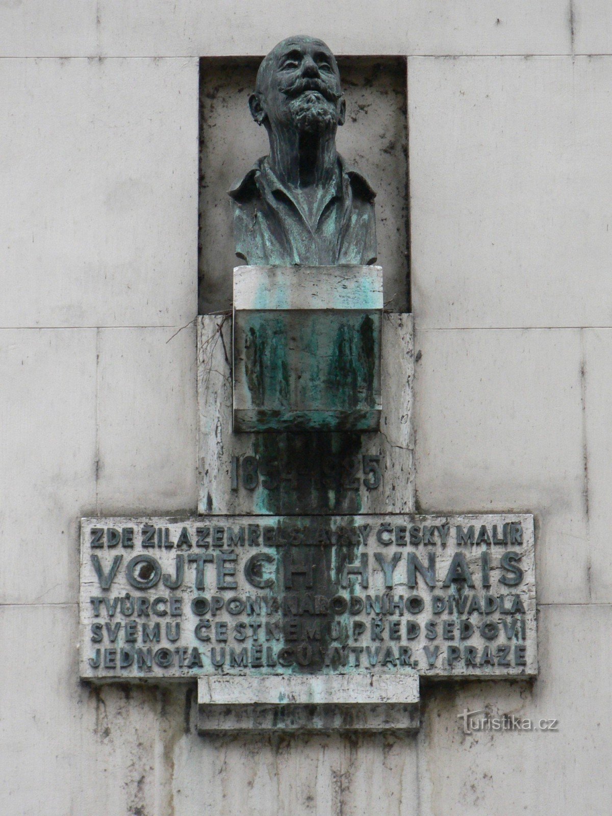 Placa memorial Vojtěch Hynais