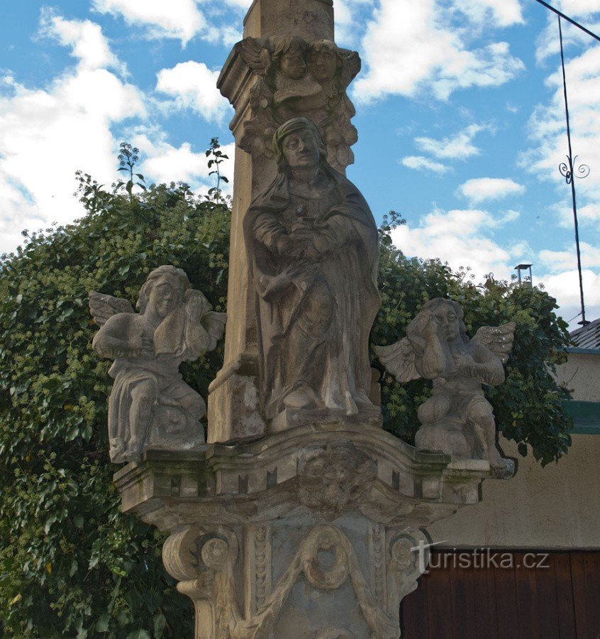 Virgen María con ángeles