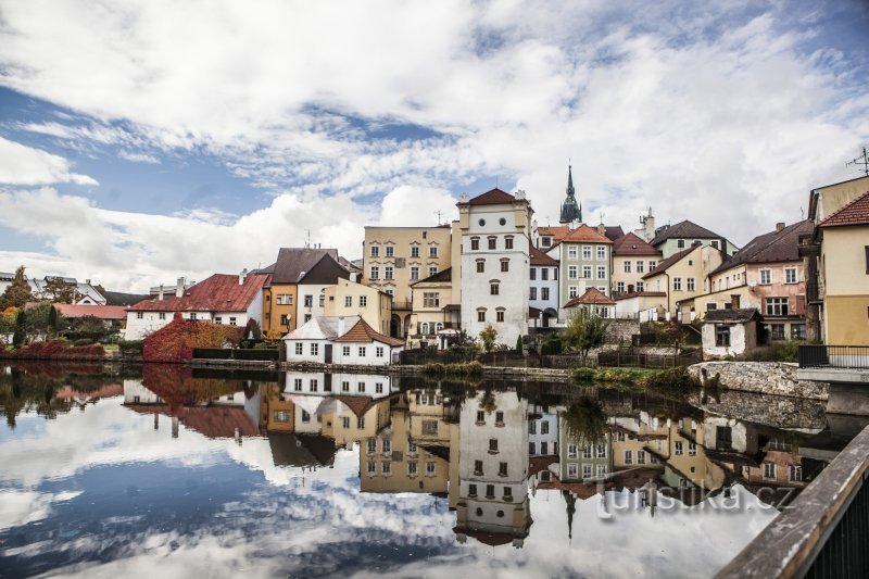 Panorama över Malý Vajgar