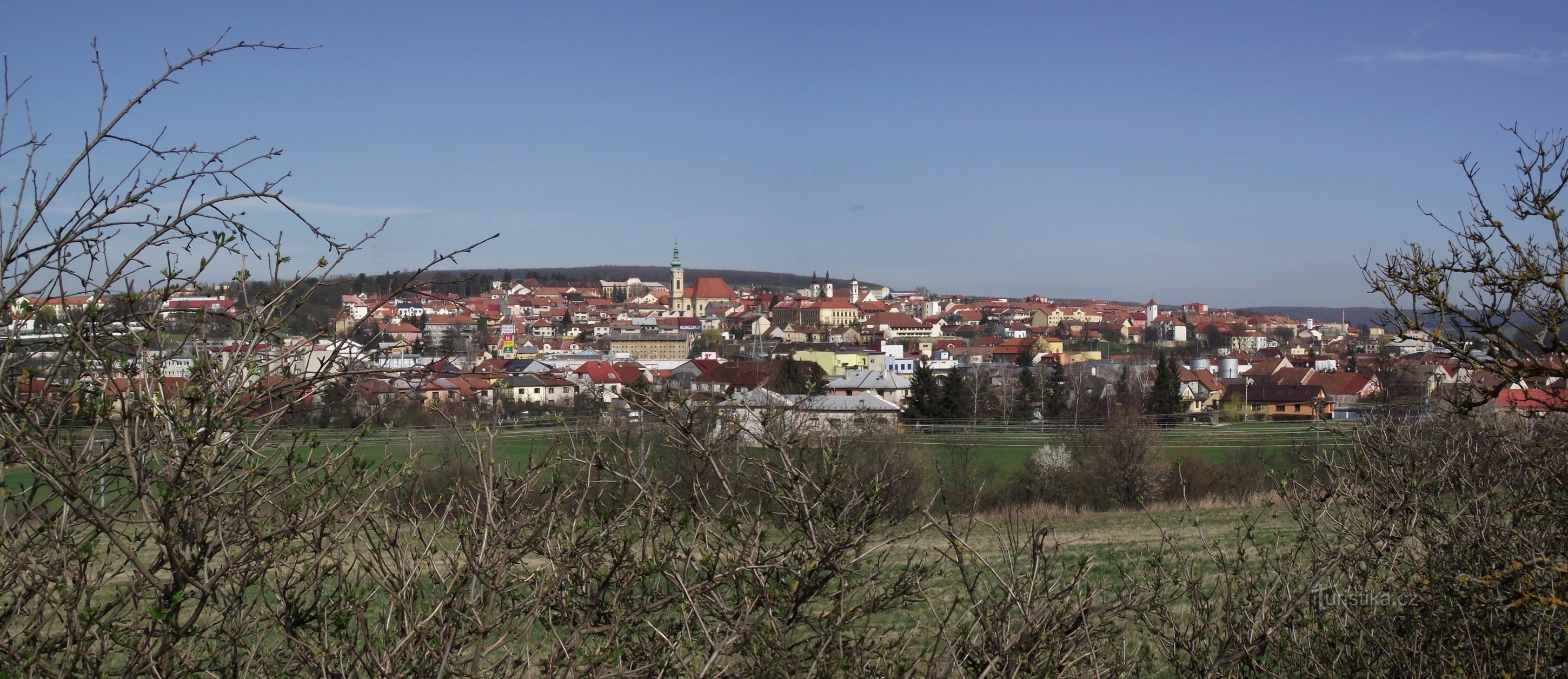 panorama van Uherský Brod