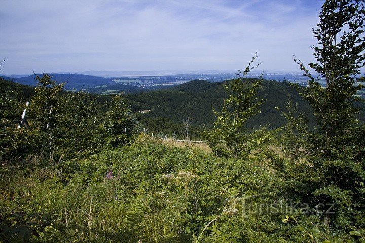 最美丽（高山）部分的全景