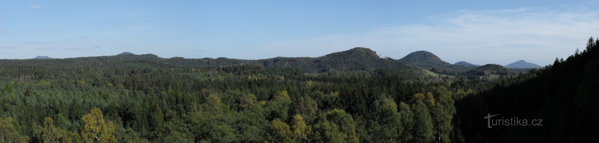 Panorama from Jelení skop