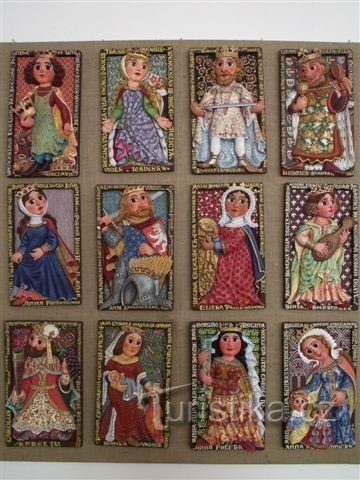 Monarchen der böhmischen Länder und ihre Frauen auf den Holzschnitten von Jarmila Haldová