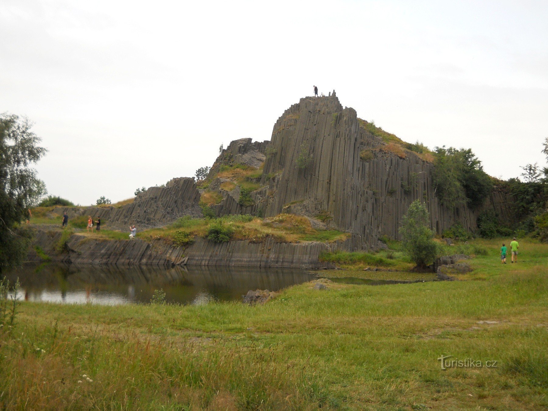 Panská skála - basalt formation