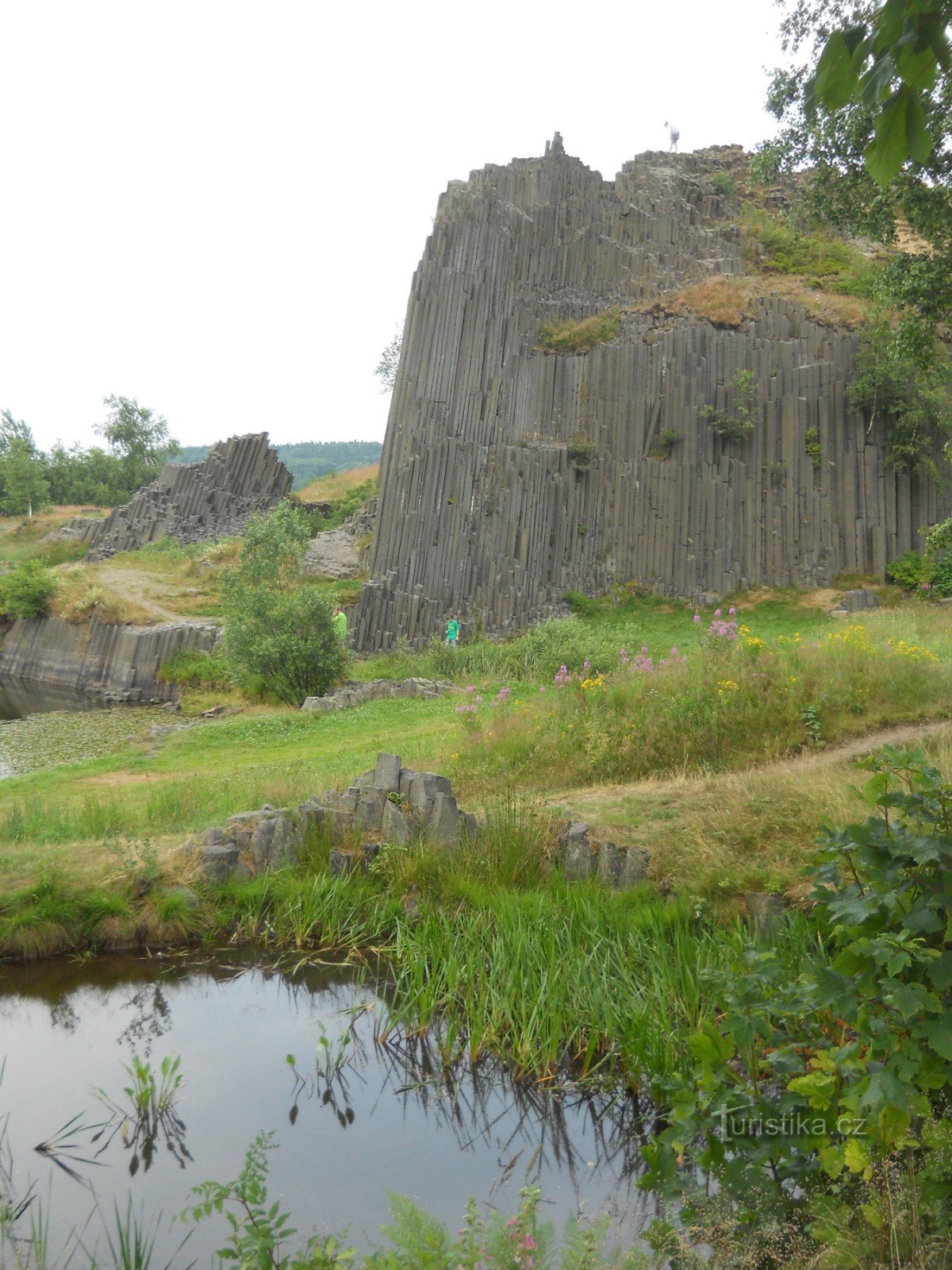 Panská skála - formação de basalto