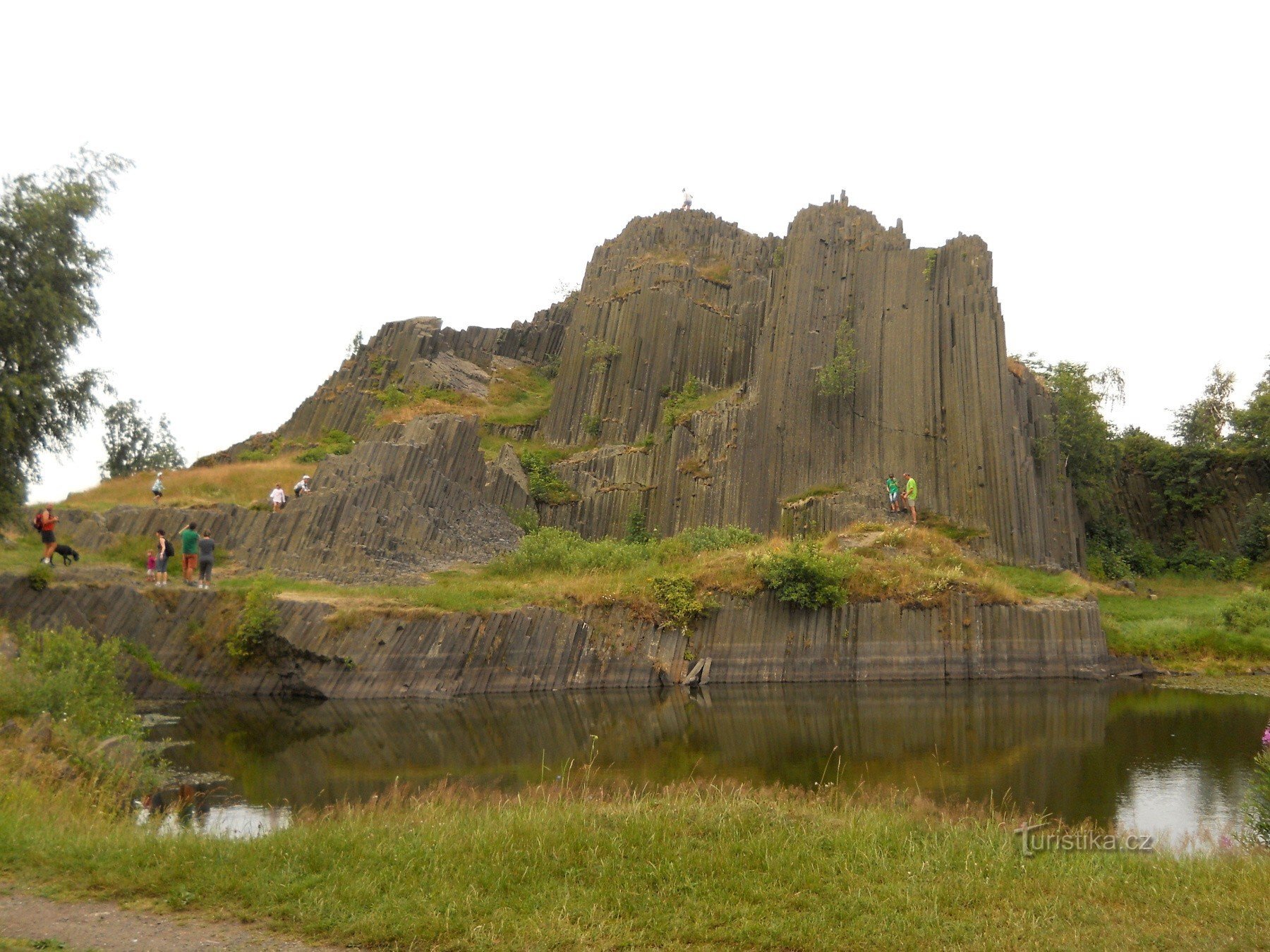 Panská skála - formación de basalto