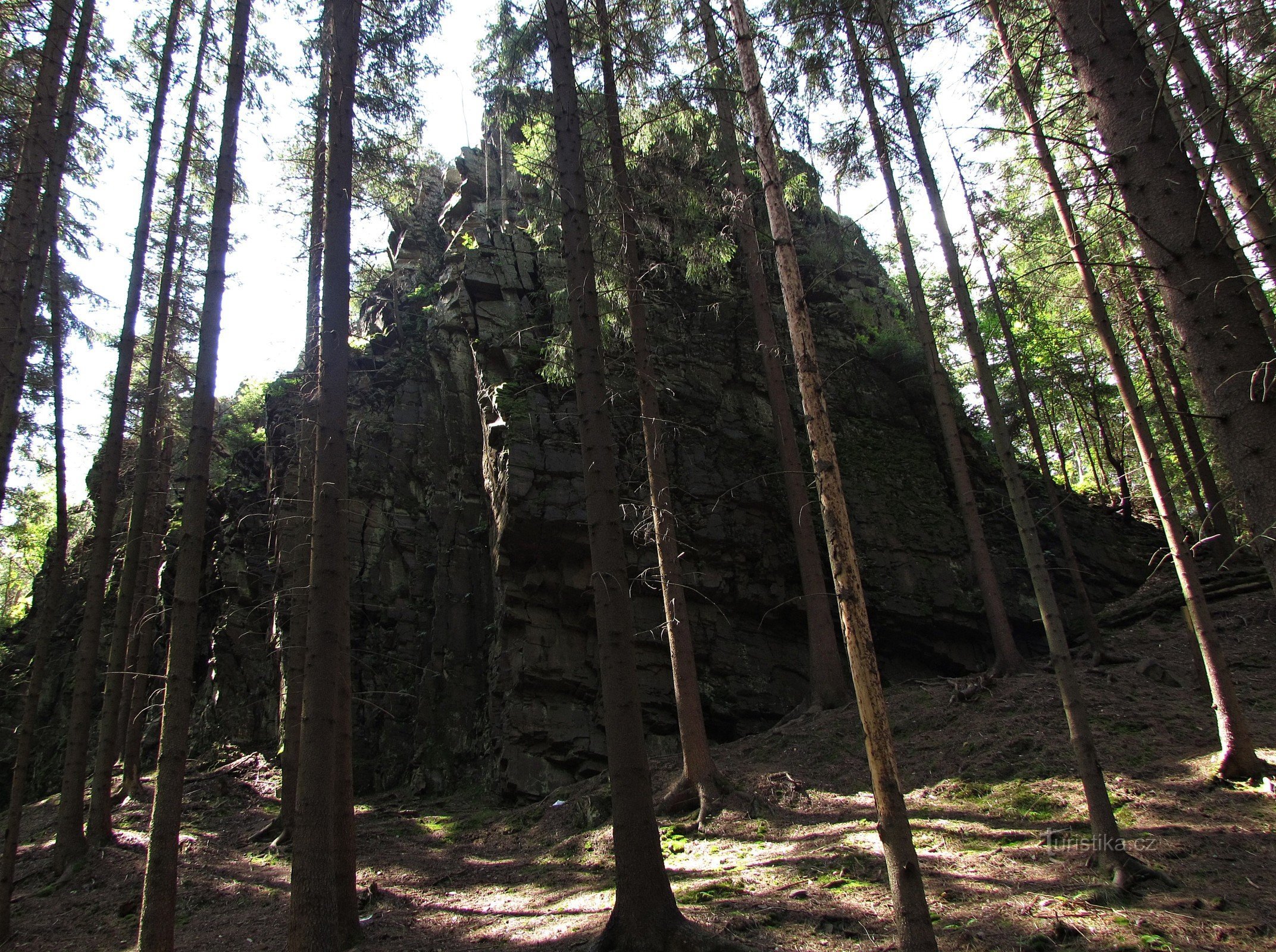 Manská skála cerca de Jablonné nad Orlicí