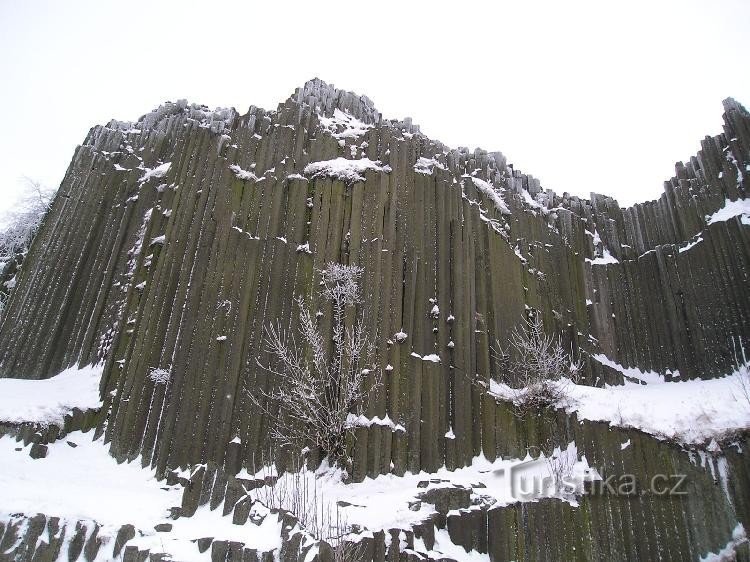 Manor rock in winter