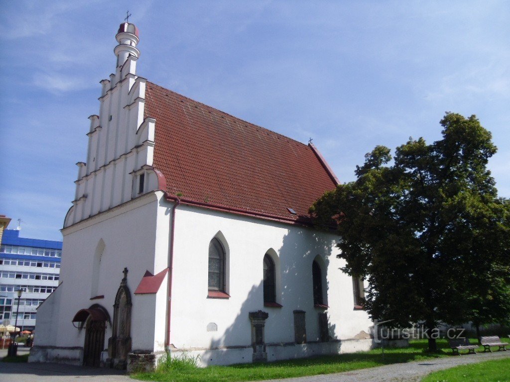 Pardubice - kerk van St. Johannes de Doper