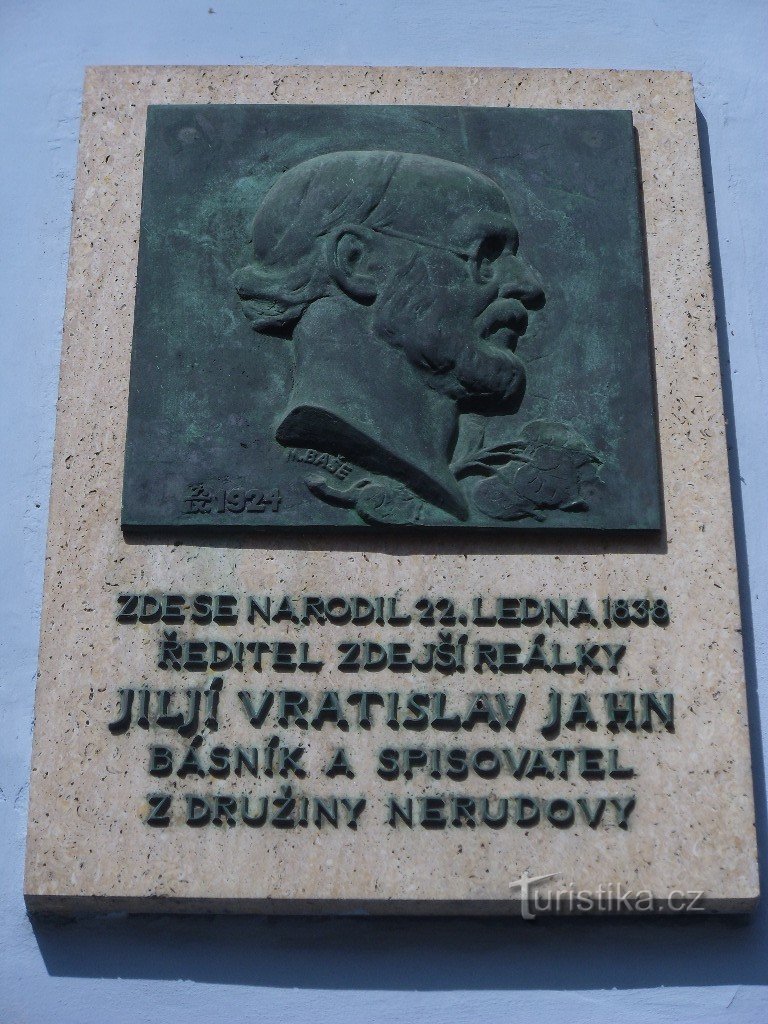 Pardubice - JVJahn-Gedenktafel