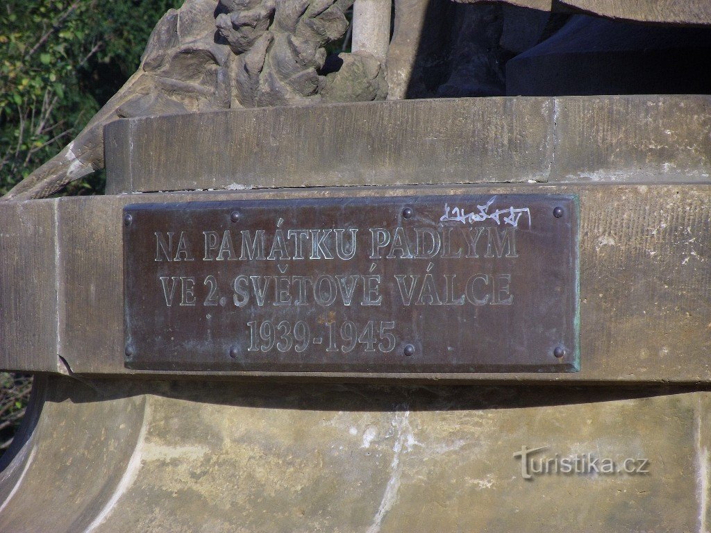 Pardubice - monument à ceux qui sont morts pendant la Première Guerre mondiale