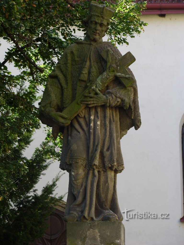 Pardubice - standbeeld van St. Jan Nepomuck