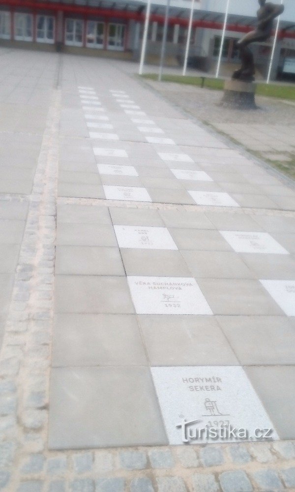 De Pardubice Walk of Fame van sportlegendes