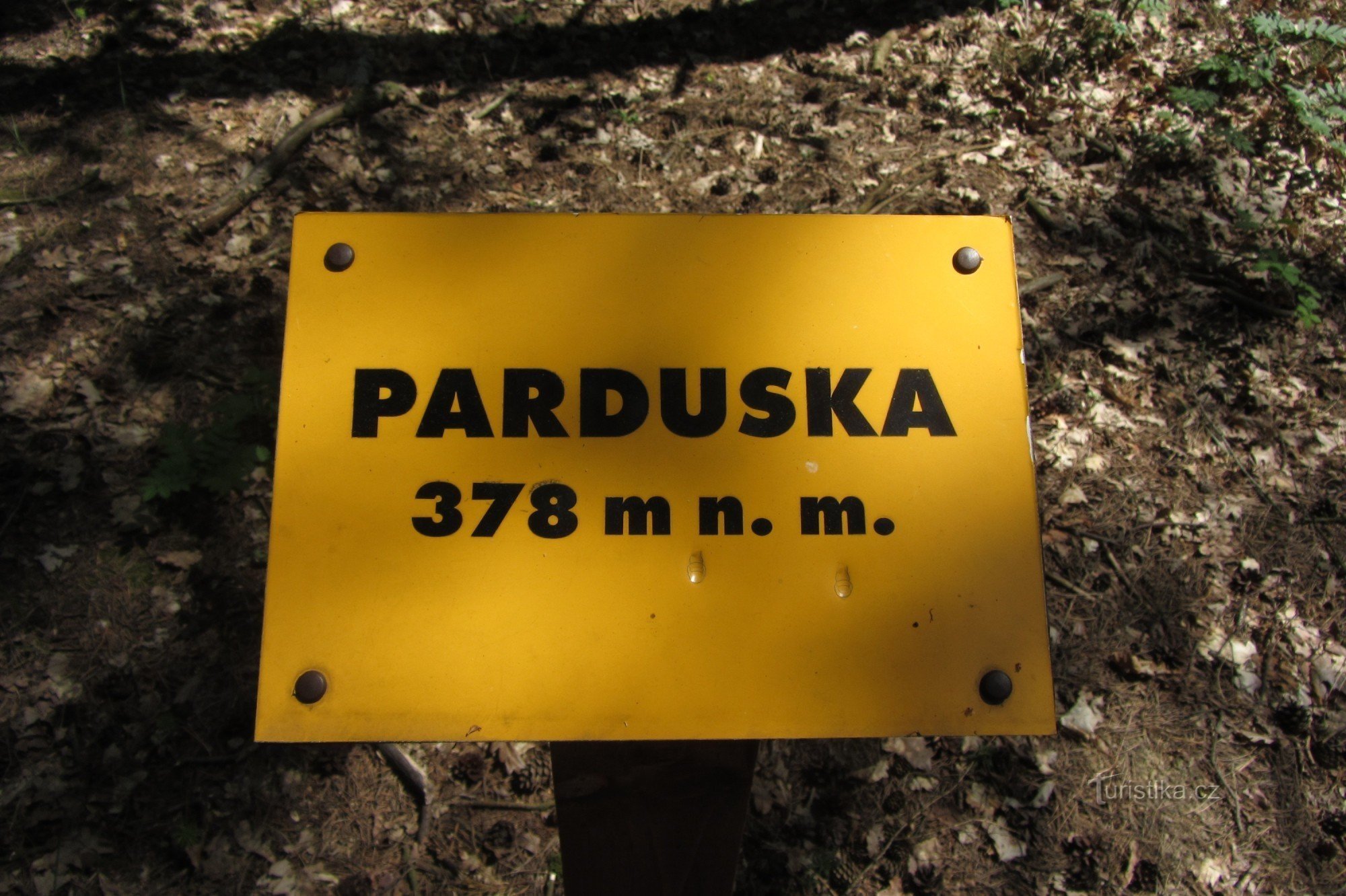 Parduška - vrh