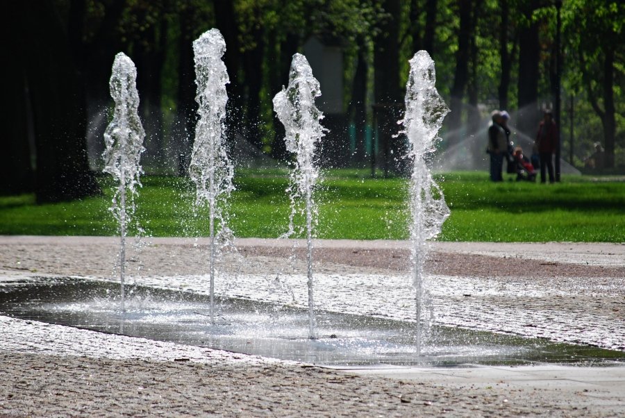 Park Jiráskovy sady und Kinderverkehrsspielplatz