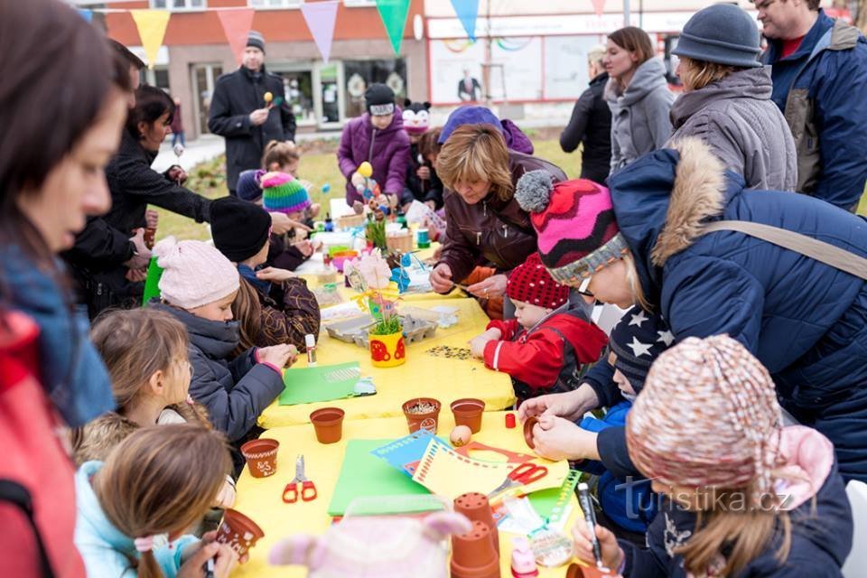 Le parc Comenius à Zlín s'animera pendant les vacances de printemps et de Pâques