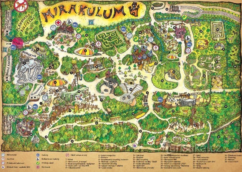 Park Mirakulum entrará con más fuerza en la nueva temporada con locomotoras a vapor, un parque infantil en el bosque