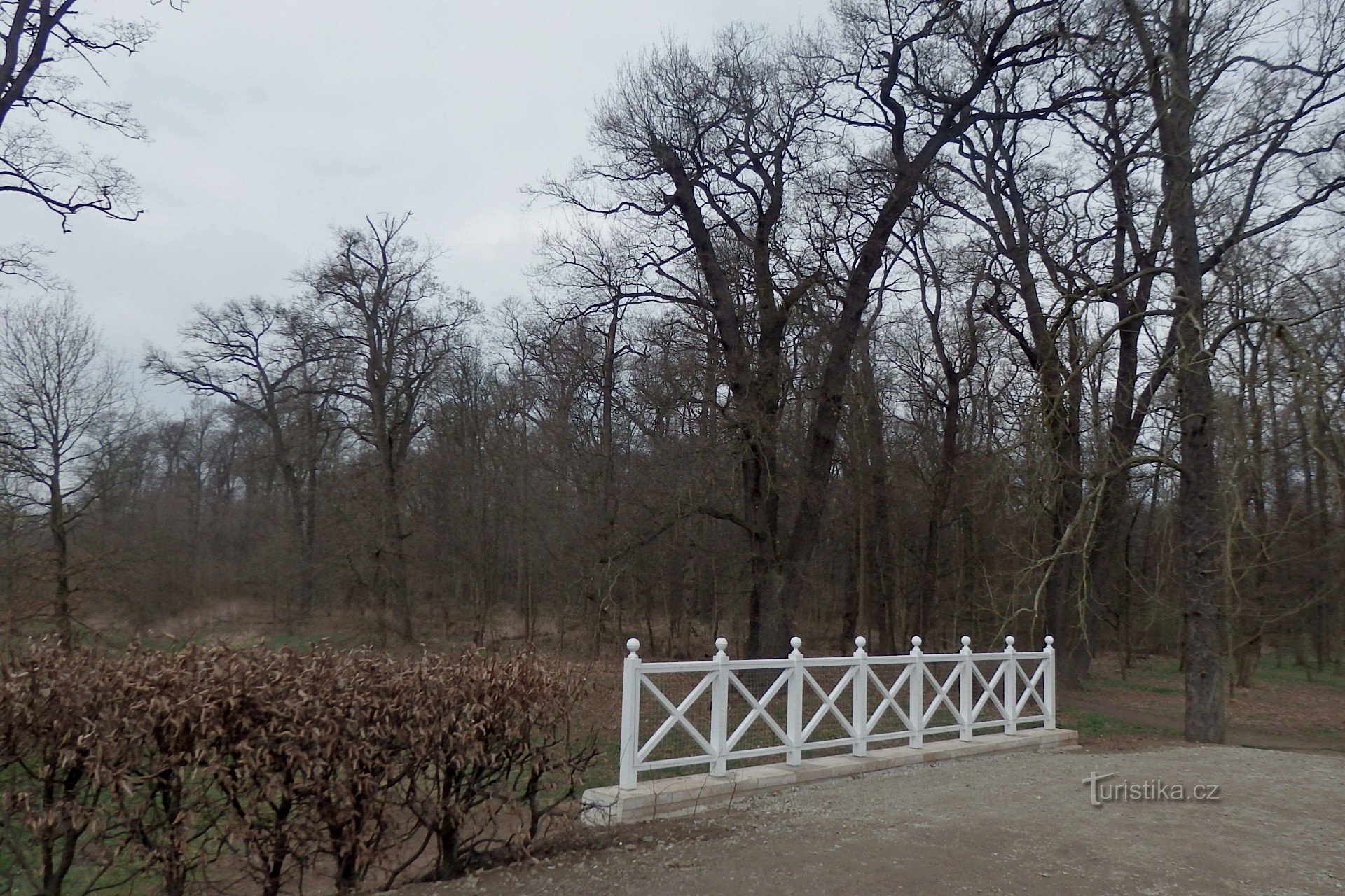 Park przy zamku Veltrusy