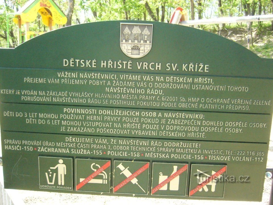 Park Parukářka - Steljnik svetega križa