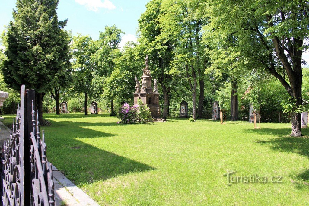 Park around the church