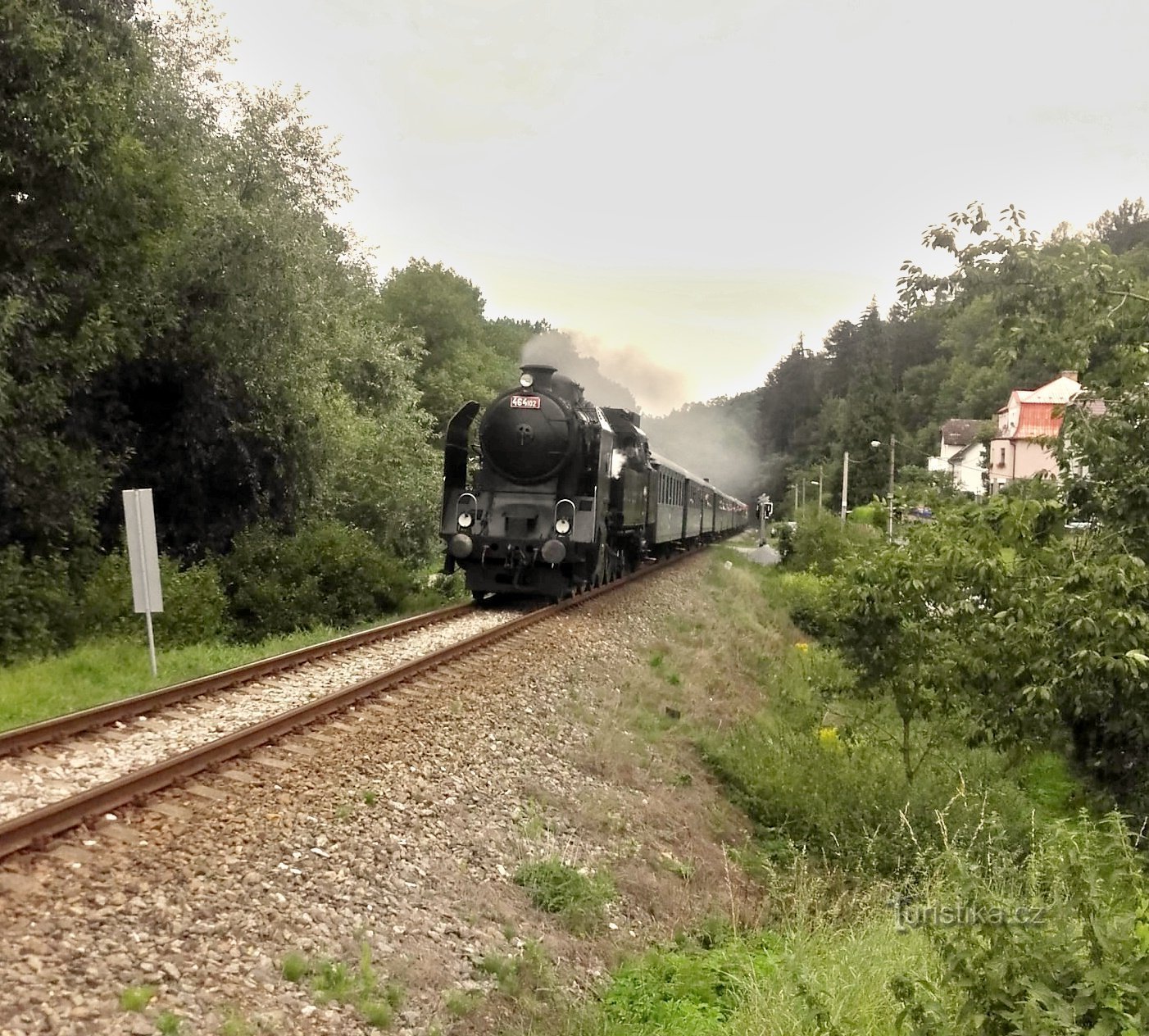 Damplokomotiver er sjældne på europæiske jernbaner