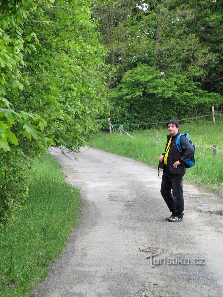 Along the pasekářská path from Kudlov to Jaroslavice