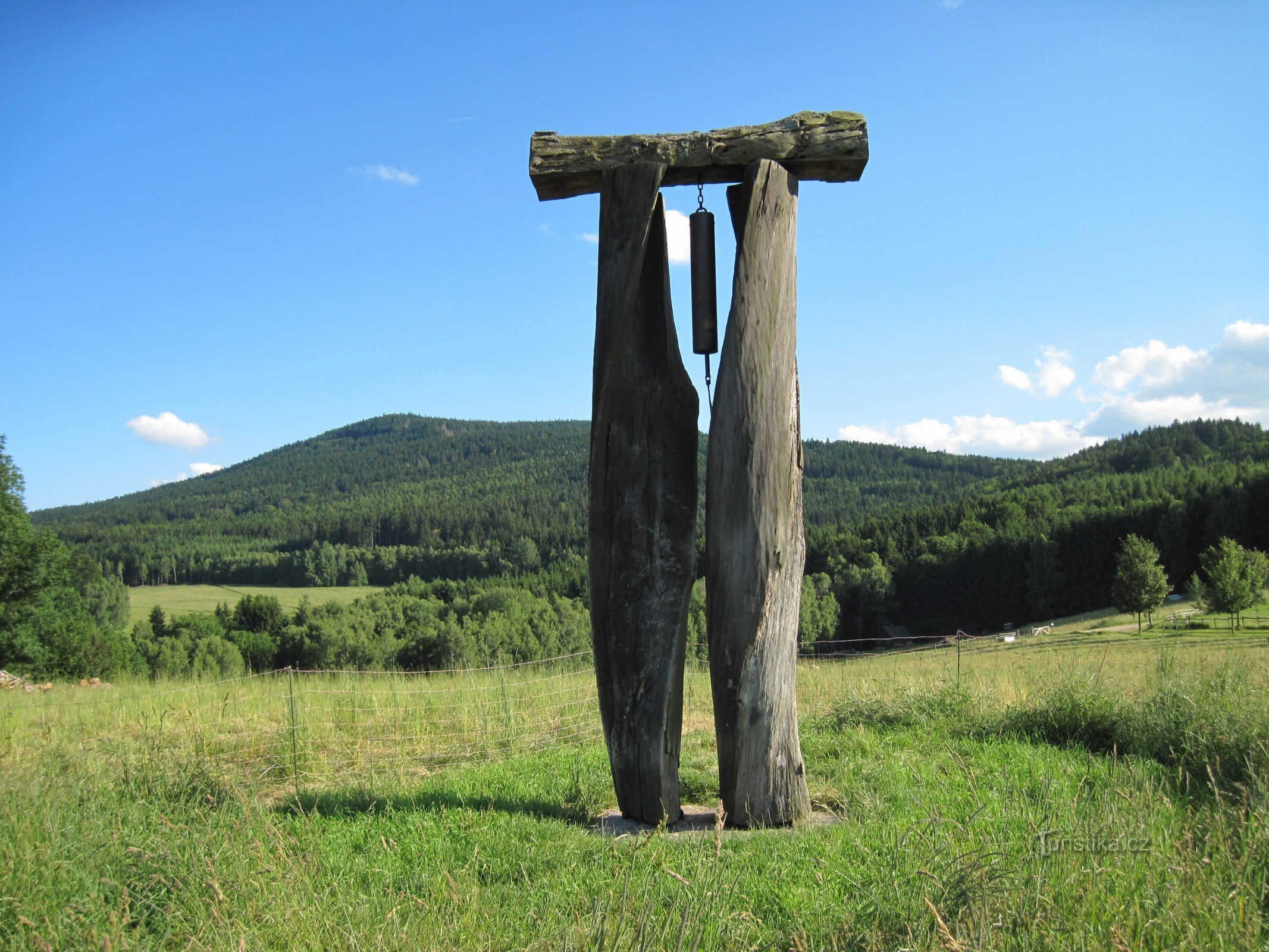 Paseky u Dlouhá Stropnice - a rota cênica de Robert Blíženc