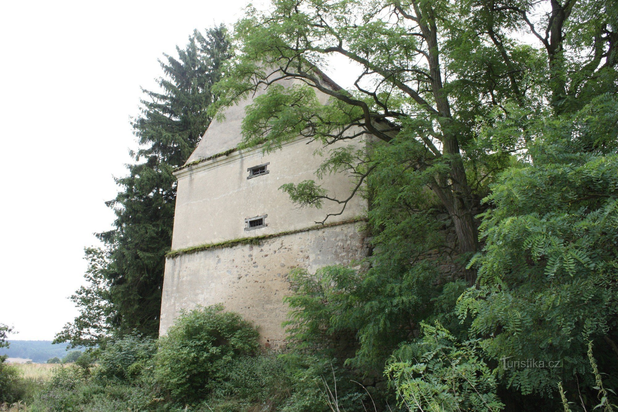 Den etagede nordfløj af fæstningen