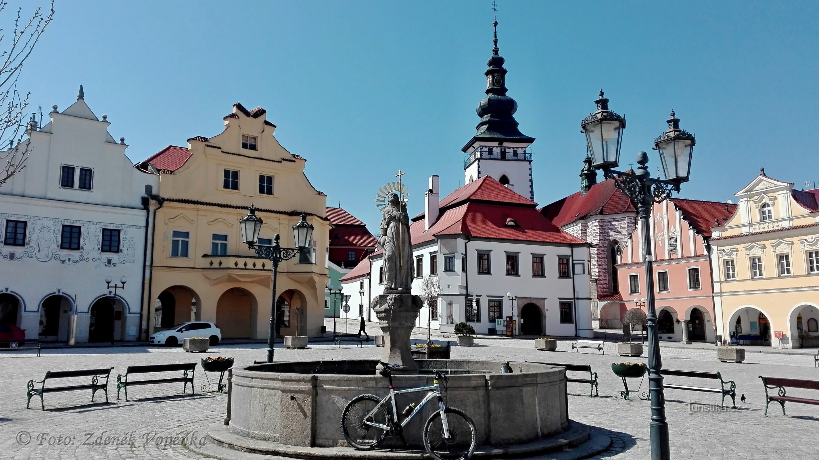 Pelhrimov-torget.