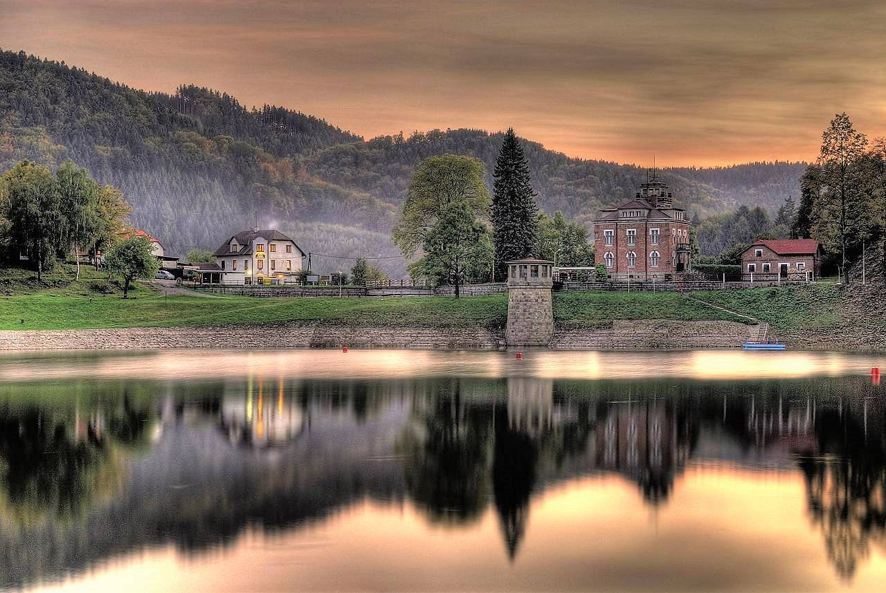 Pension OÁZA am Stausee Bystřička