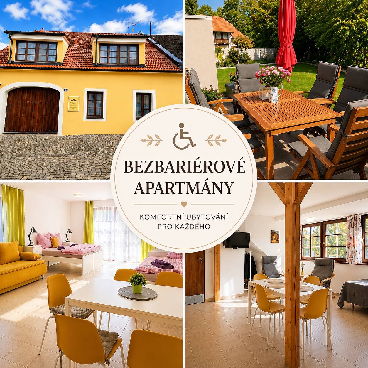 Penzion V Podzámčí - komfortní ubytování BEZ BARIÉR!