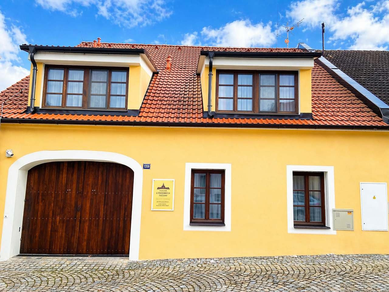 Penzion V podzámčí - vstup