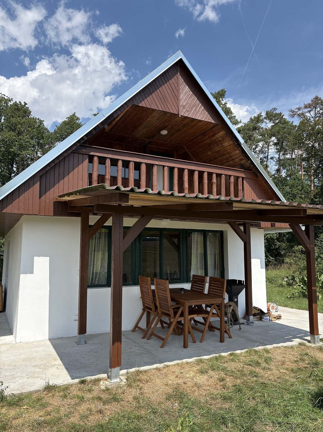 Pergola s posezením
