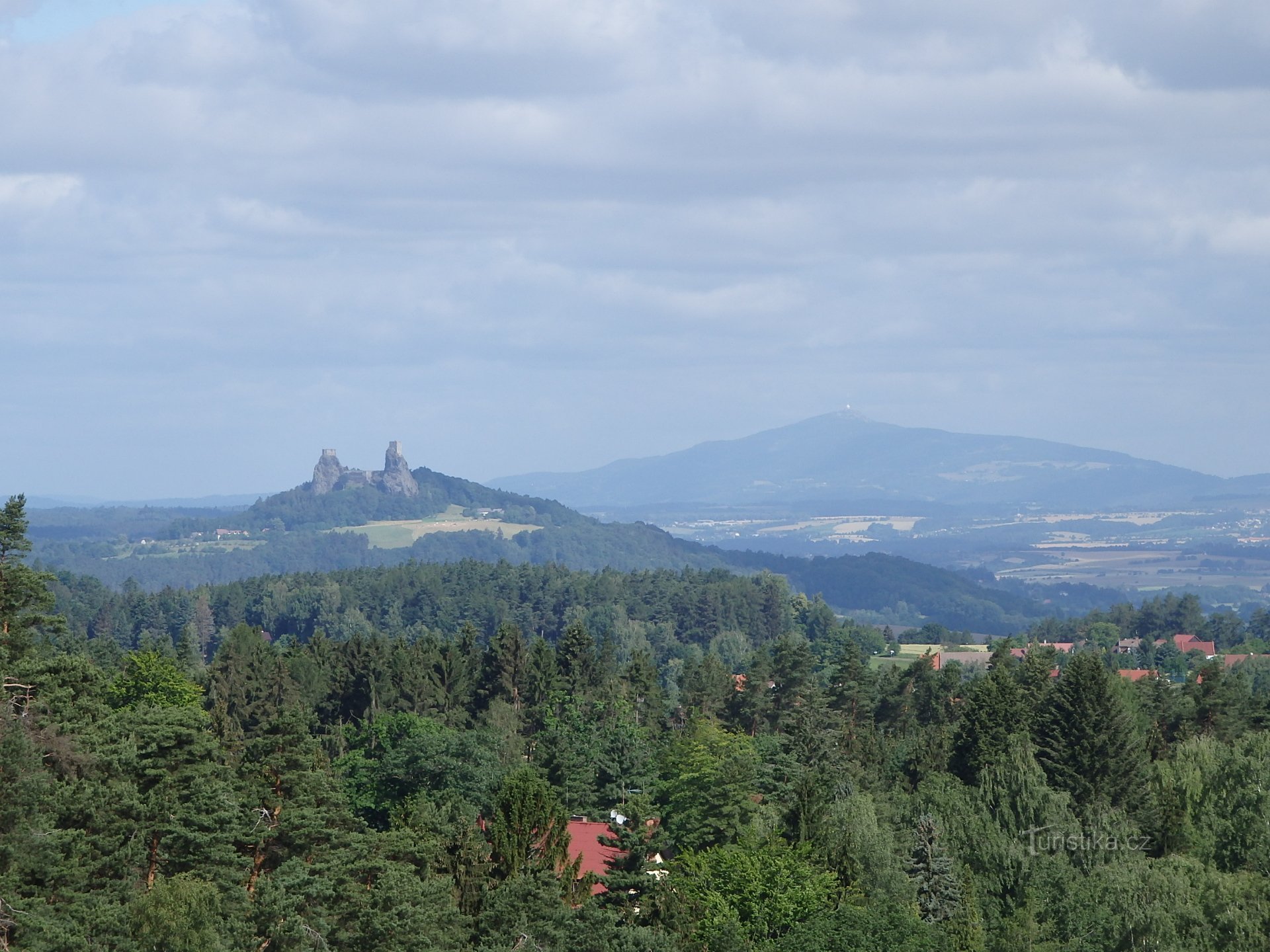 Vandringsvandring från Bohemian Paradise till högländerna