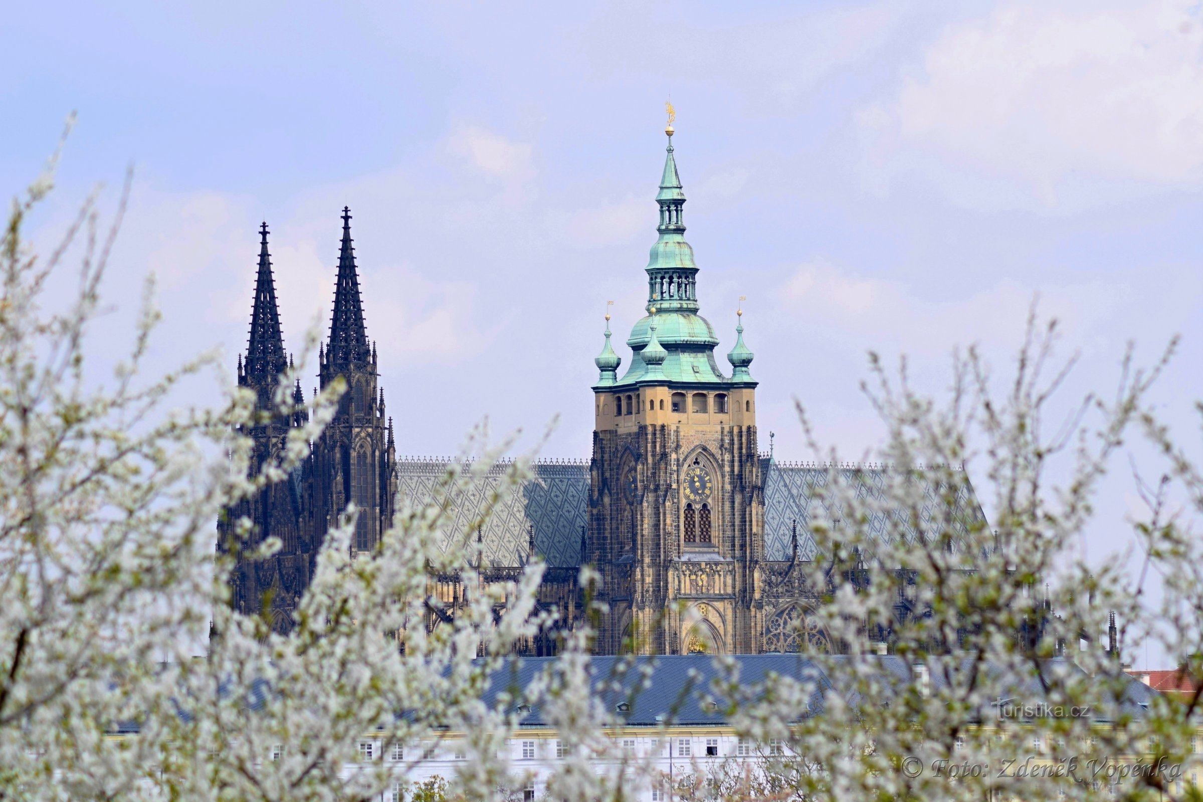 Petřín - spomladanski sprehod po cvetoči Pragi.