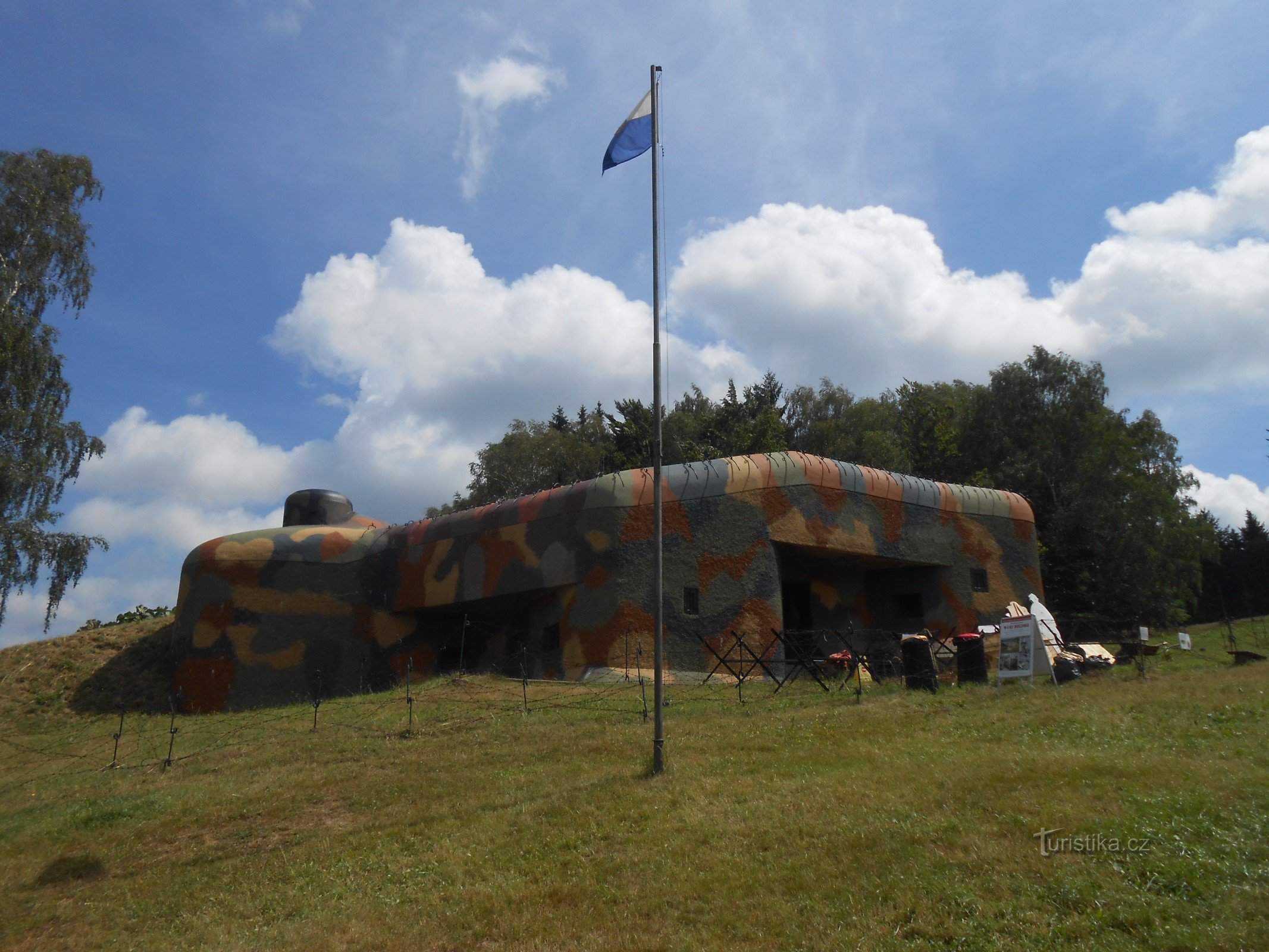 Fortezza di Březinka restaurata dal lavoro di appassionati