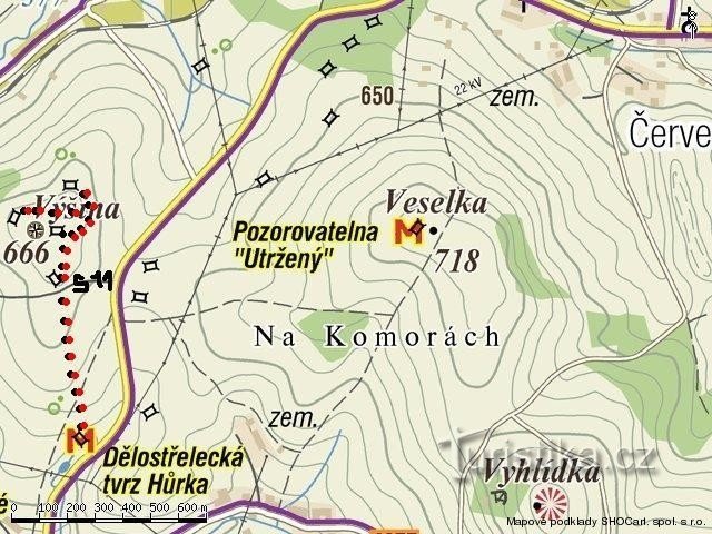 La fortaleza Hůrka con sus cuatro estructuras de batalla es una de las fortalezas más pequeñas de la República Checa. fortificación