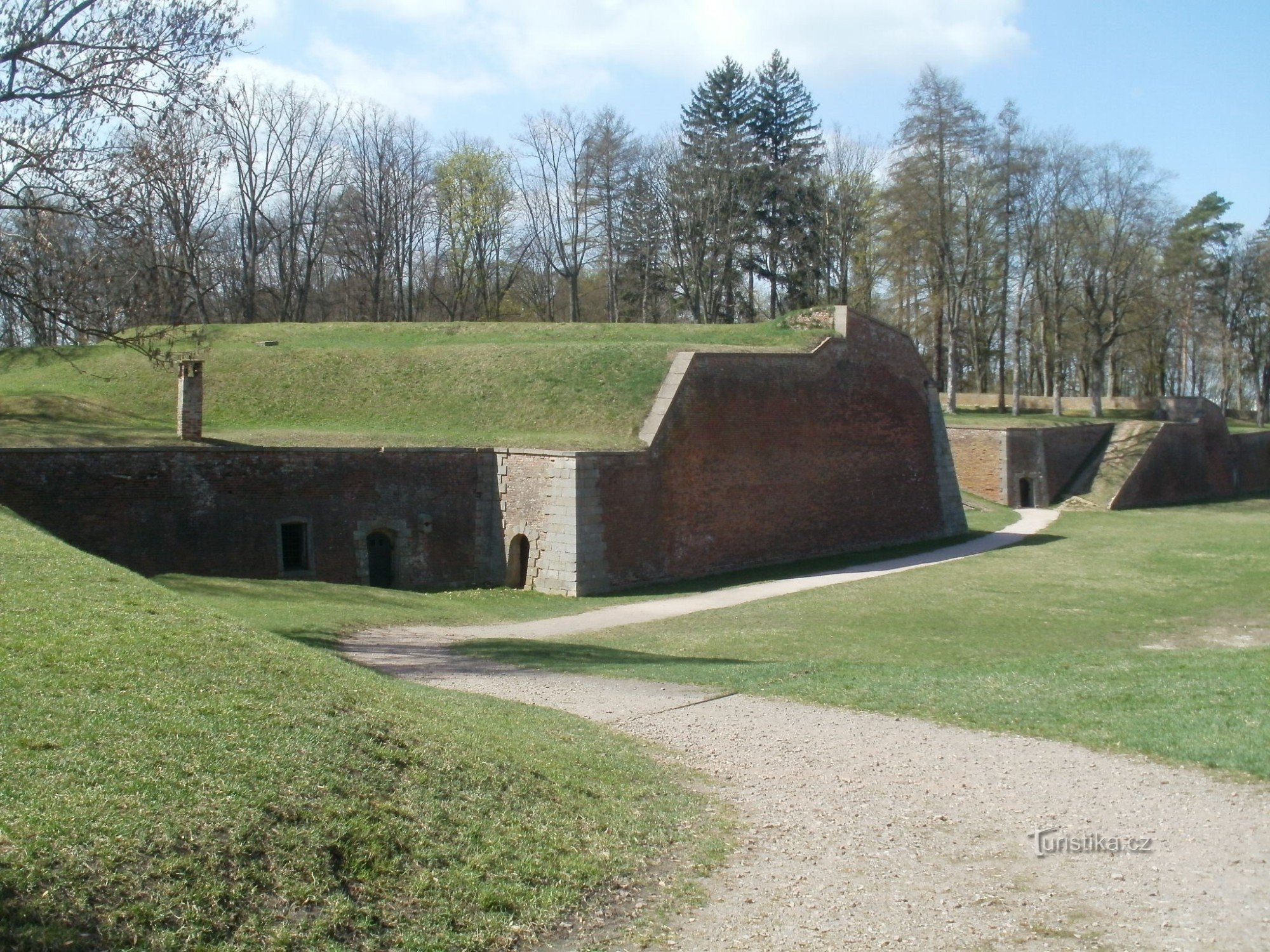 Josefov fortress - at the entrance to the underground