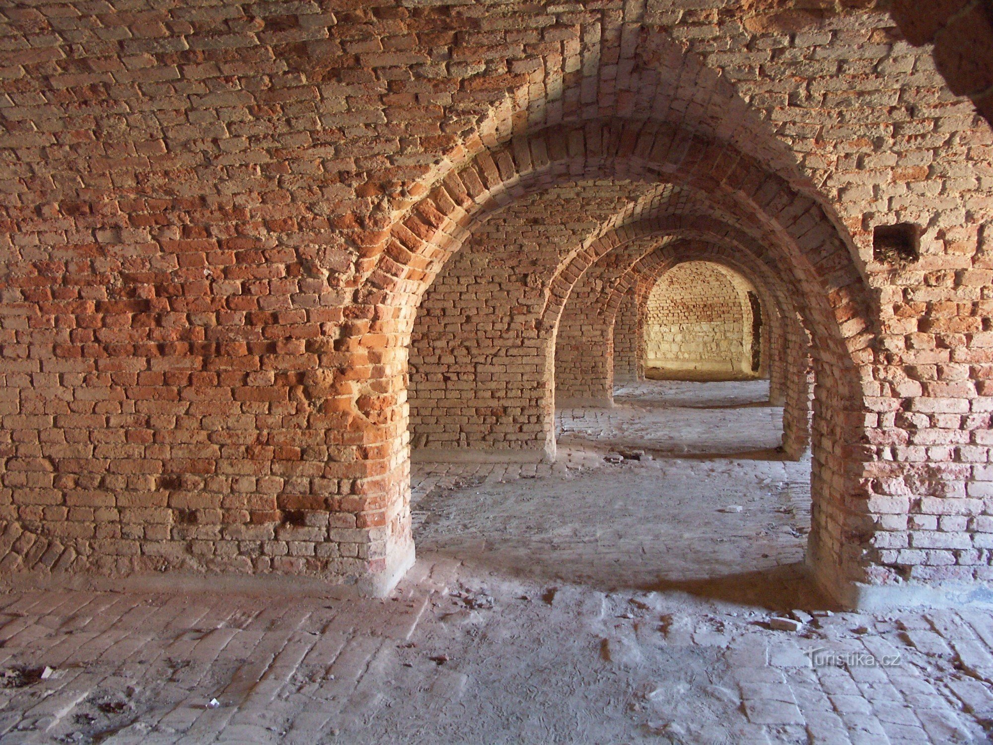 Φρούριο Terezín - καζεμάτες πυροβολικού