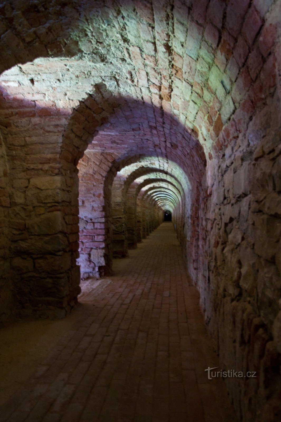 Cetatea Terezín - pasaje subterane