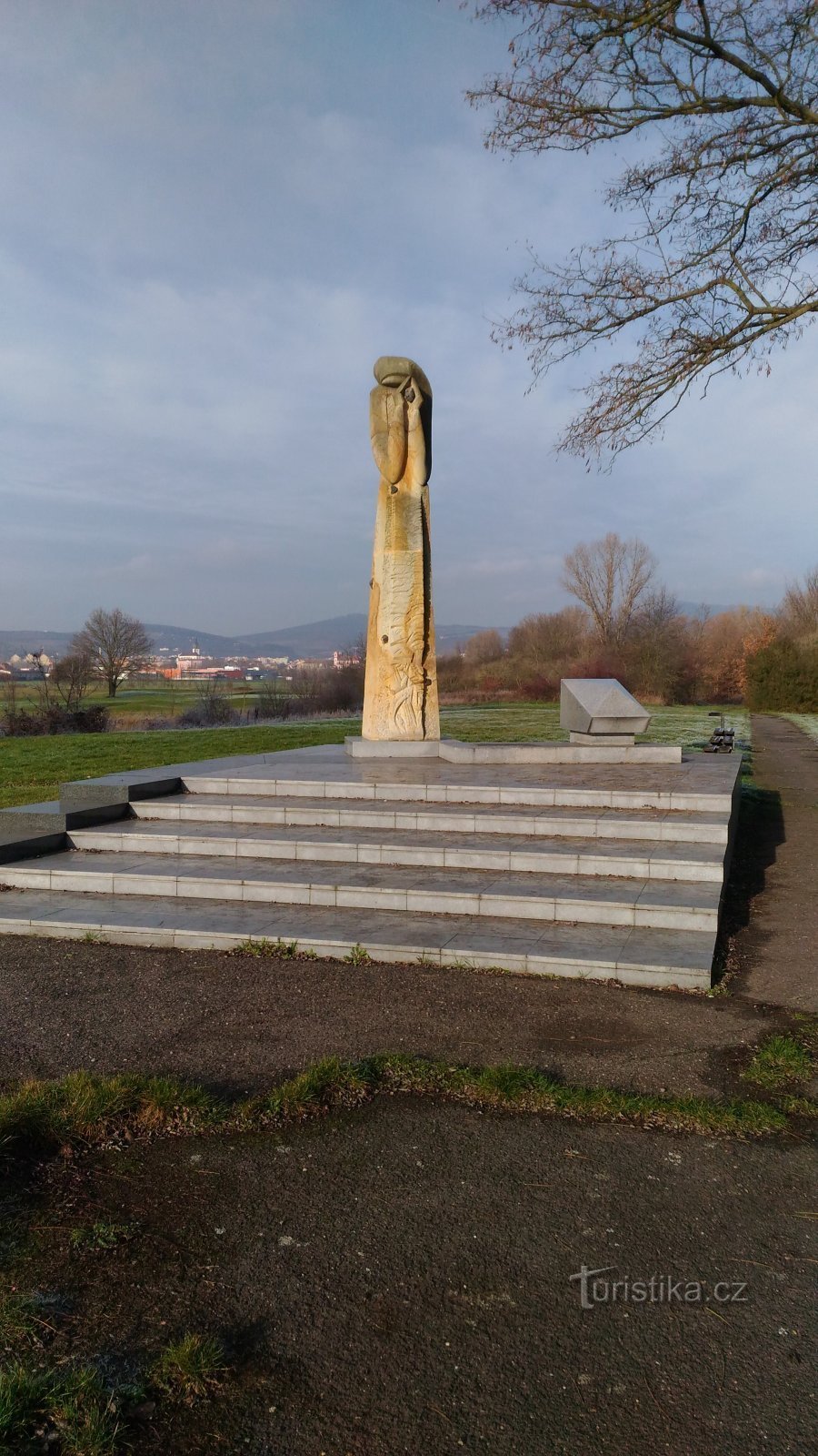 Lăcaș de cult lângă Ohře în Terezín.