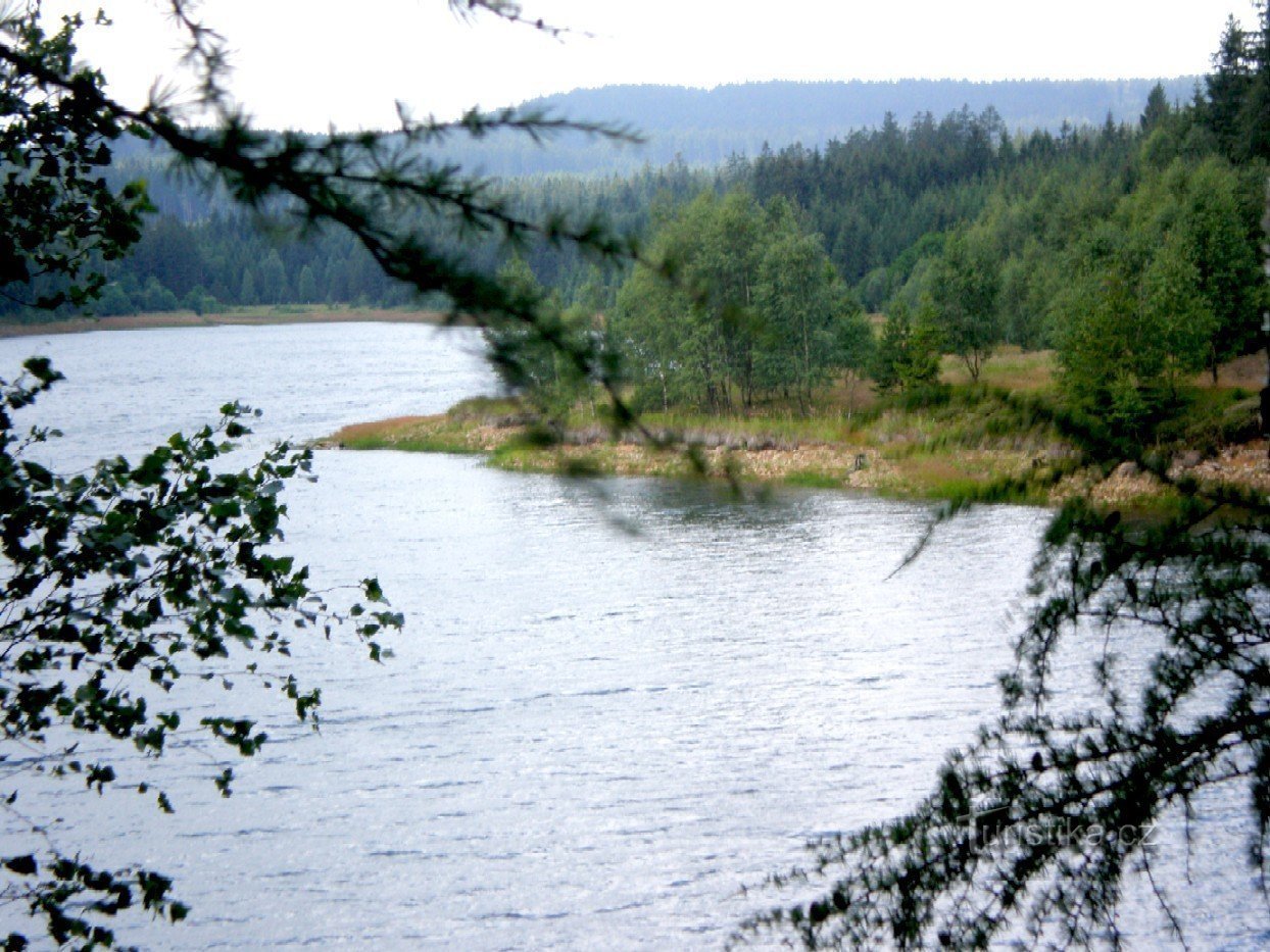 Pilska-Stausee in Brdy