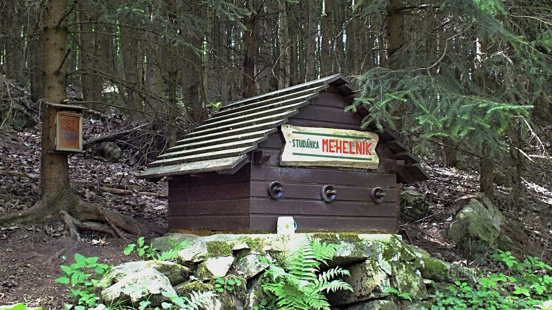 Písecké hory, studánka Mehelník