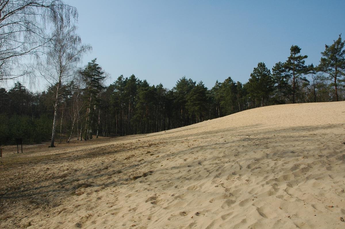 Fuoriuscita di sabbia vicino a Vlkov