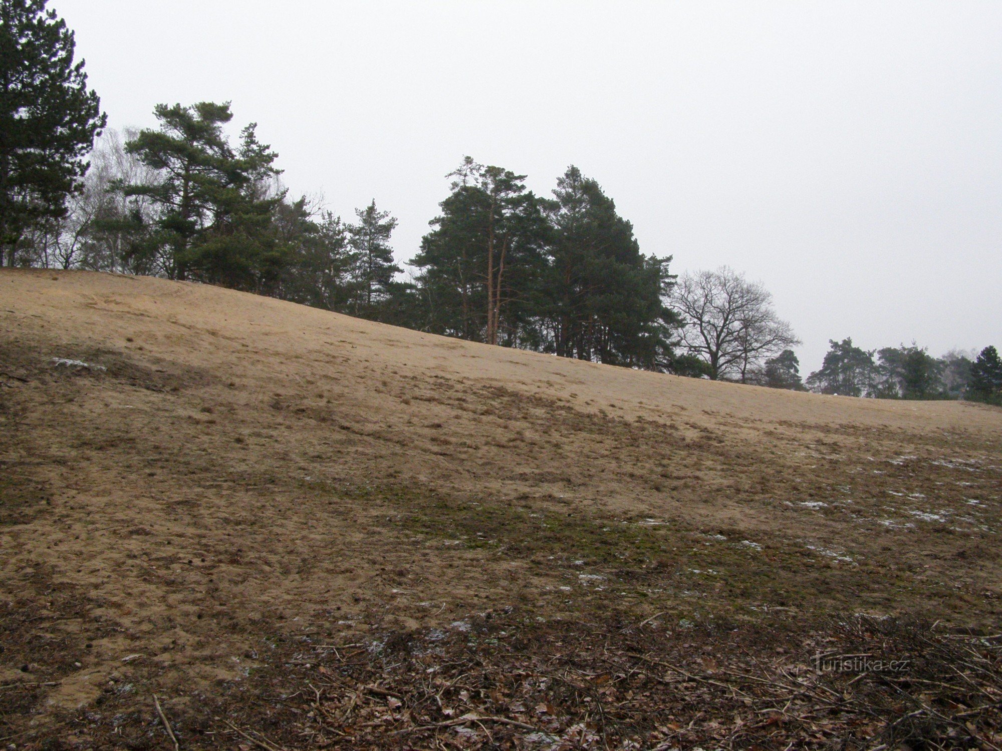 sand overflow - winter