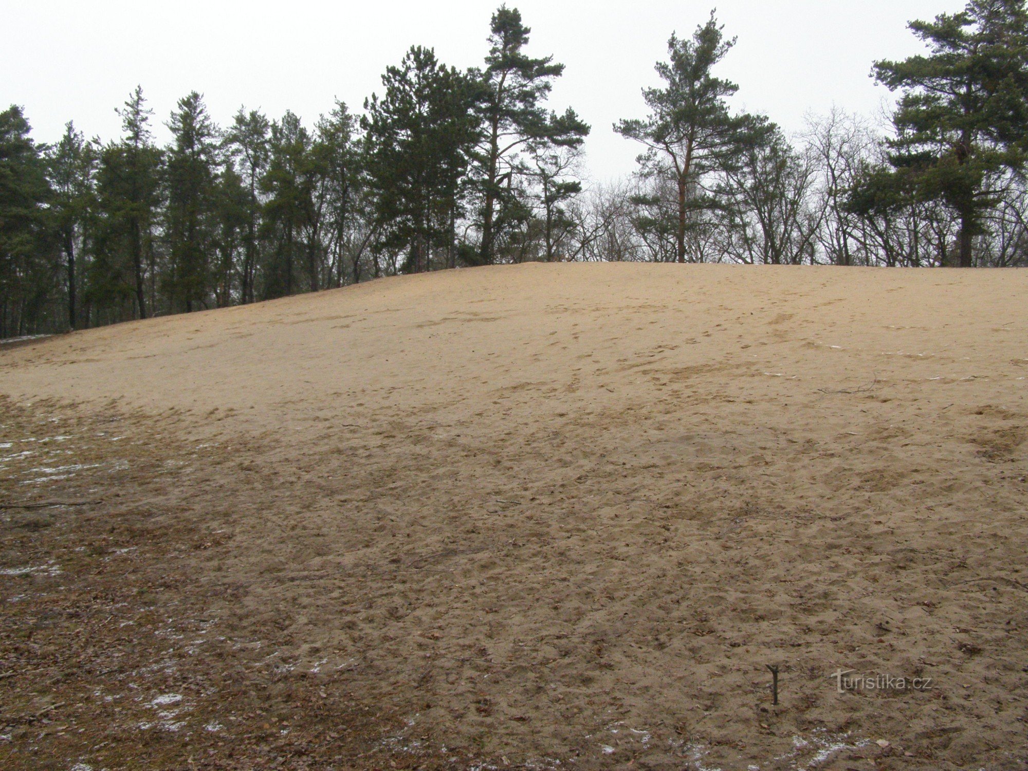 straripamento di sabbia - inverno