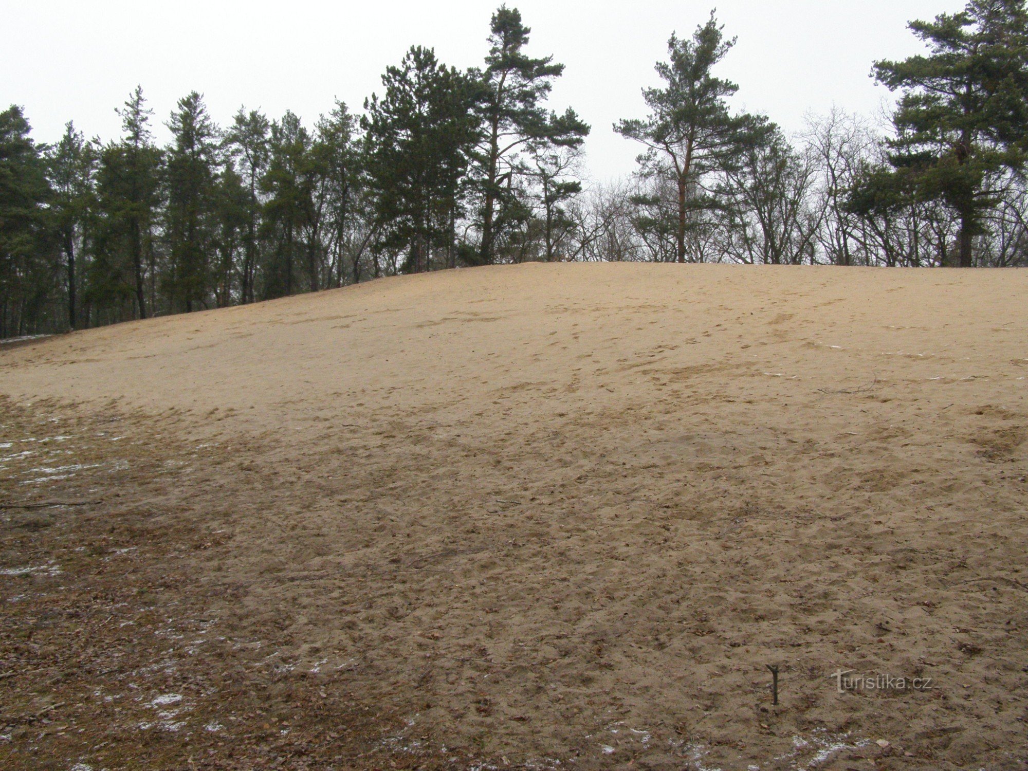 sand översvämning - vinter