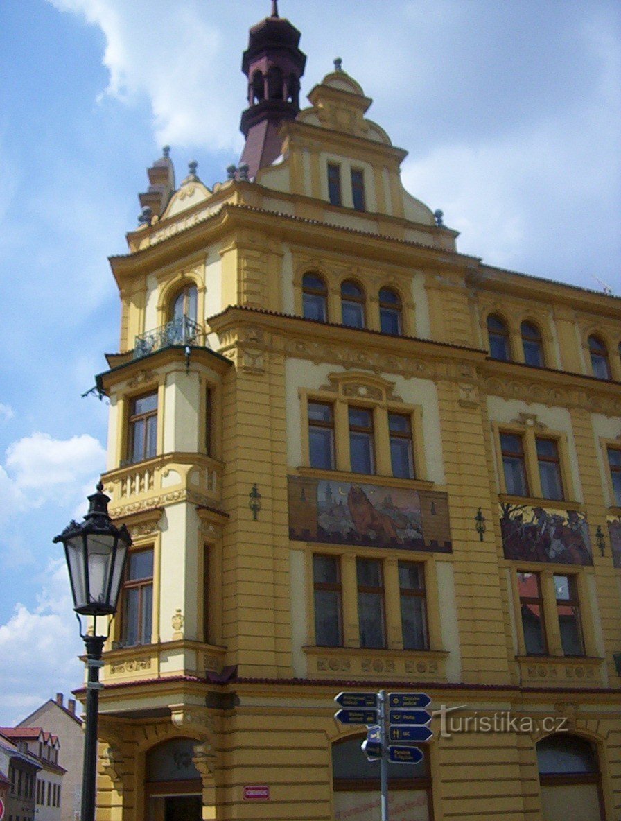 Písek-Hotel Otava (Dvořák)-Fotó: Ulrych Mir.