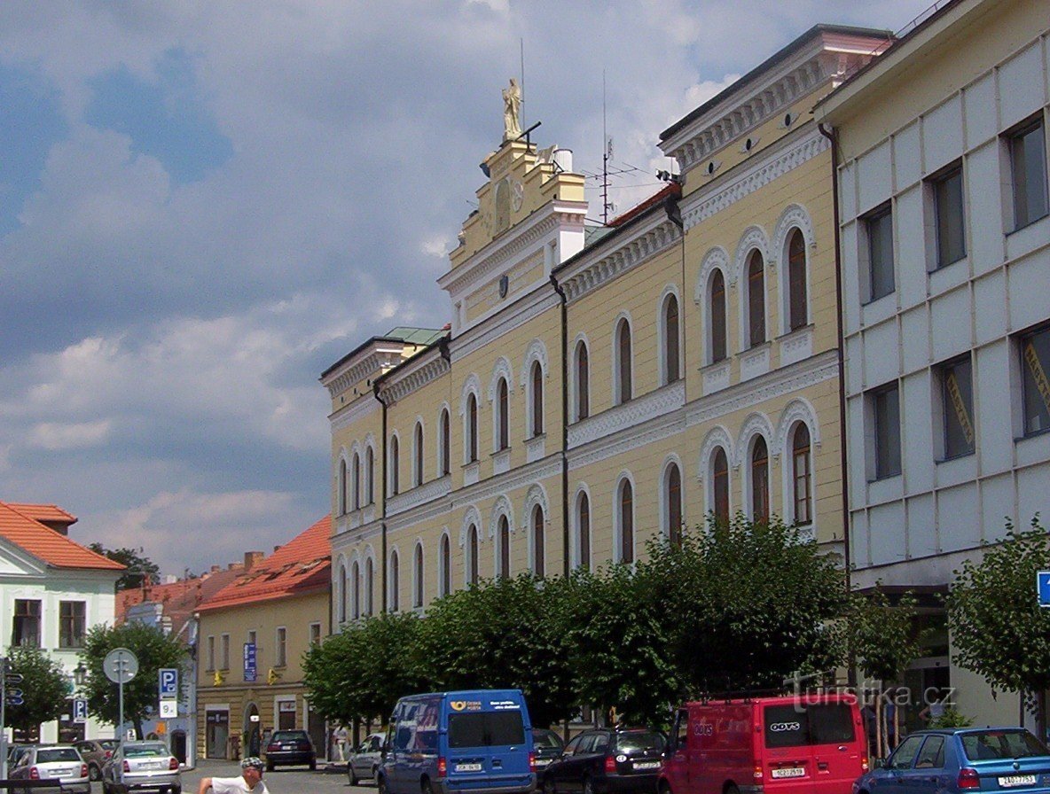 Písek-Malé (Alšovo) náměstí-Photo: Ulrych Mir.